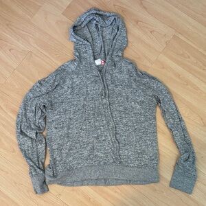 Cozy Women's Hooded Lounge Pullover - Gray